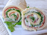 Rotolo di pancarrè speck e rucola freddo