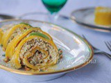 Rotolo di pasta ai carciofi e noci primo facile