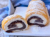 Rotolo di pavesini nutella e cocco