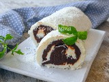 Rotolo di ricotta al cocco e nutella