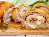 Rotolo di sfoglia con prosciutto e provola (Antipasto in 5 minuti)