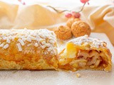 Rotolo di sfoglia mele e amaretti