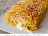 Rotolo di spaghetti ripieno polpettone di pasta veloce