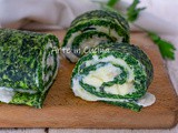 Rotolo di spinaci con ricotta e provola