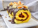 Rotolo mimosa al cioccolato