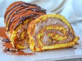Rotolo nutella e panna veloce