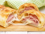 Rotolo pizza al prosciutto e formaggio