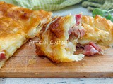 Rustico 5 minuti con sfoglia salumi e mozzarella