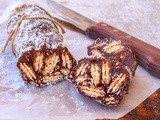 Salame wafer nutella e cocco senza uova