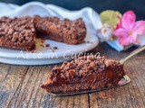 Sbriciolata al cacao con cioccolato e nutella