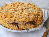 Sbriciolata cocco e nutella facile e veloce