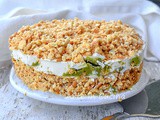 Sbriciolata pistacchio mascarpone e ricotta torta fredda