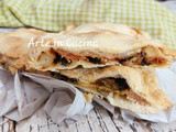 Schiacciata con zucchine e prosciutto