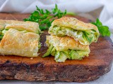 Schiacciata di sfoglia zucchine e stracchino