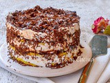 Semifreddo con pan di spagna e nutella