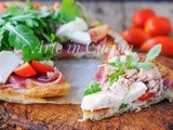 Sfoglia con prosciutto tonno rucola e fiordilatte