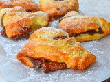 Sfogliatelle paradiso con crema al cioccolato