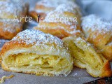 Sfogliatelle ricce alla crema con sfoglia dolci veloci