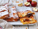 Sfogliatine mele e amaretti con uvetta in 5 minuti