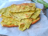 Sfoglie di pane alle zucchine senza lievito anche con farina di riso