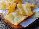 Sfoglie di pane croccanti fritte alla paprica chips veloci