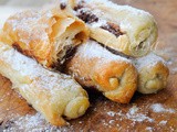 Sigari dolci di sfoglia alla nutella ricetta veloce