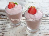 Spumone alle fragole dolce al cucchiaio