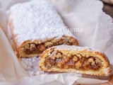 Strudel di fichi con marmellata e amaretti facile e veloce