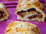 Strudel di frolla agli amaretti e crema ricetta facile