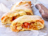 Strudel mele e mandorle veloce