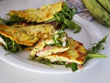 Tacos di zucchine frittatine ripiene
