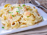 Tagliatelle gamberetti mascarpone e besciamella