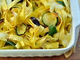 Tagliatelle gratinate con funghi