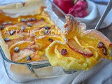 Teglia di mele e arancia alla crema con sfoglia