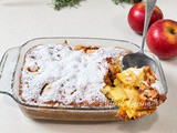 Teglia di mele noci e uvetta: torta veloce pronta in 5 minuti