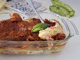 Teglia di zucchine e patate in friggitrice ad aria