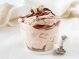 Tiramisù al bicchiere nutella e wafer