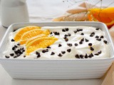 Tiramisù all’arancia e gocce di cioccolato