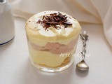 Tiramisù arancia e cioccolato al cucchiaio