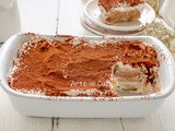 Tiramisù cioccolato e crema al latte