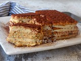 Tiramisù con crema pasticcera al caffè e mascarpone