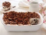 Tiramisù con kinder cereali e riso soffiato