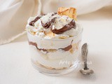 Tiramisù di sfogliatine al cocco e nutella