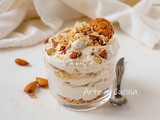 Tiramisù mandorle e amaretti semifreddo