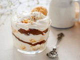 Tiramisù nutella e amaretti al cucchiaio