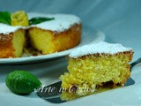 Torta al limone con mandorle senza burro e farina