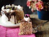 Torta biscotti cioccolato e panna ricetta veloce
