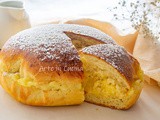 Torta brioche alla crema pasticcera