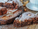 Torta caprese alle nocciole e cioccolato dolce napoletano