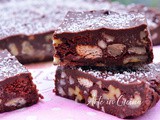 Torta cioccolato e noci salame di cioccolato